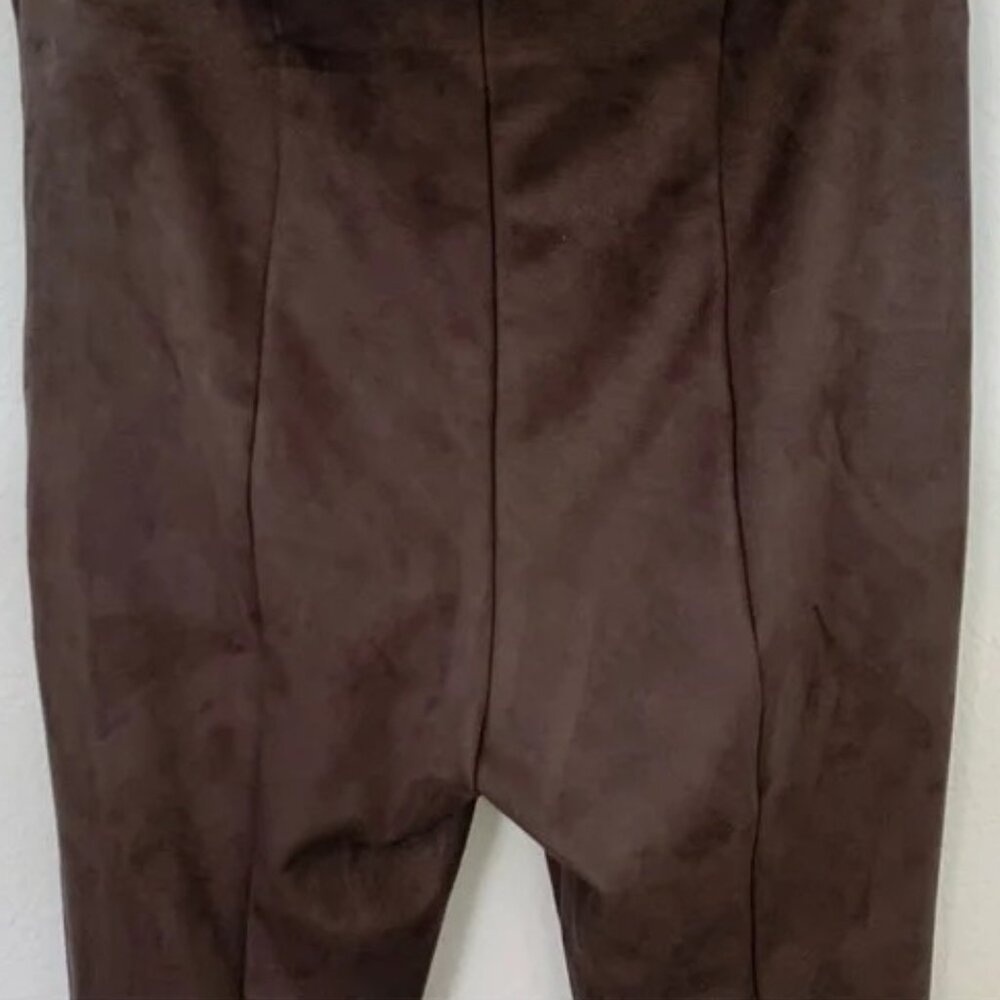 LOFT Faux Suede Leggings NWOT - Picture 4 of 8
